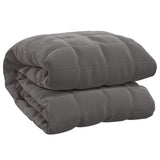 Vidaxx Gewichtsdecke 220x260 cm 11 kg Stoff grau