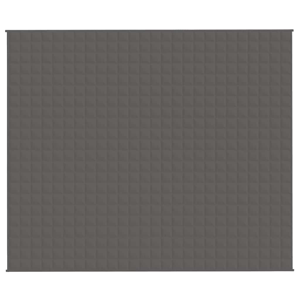 Vidaxx Gewichtsdecke 220x260 cm 11 kg Stoff grau