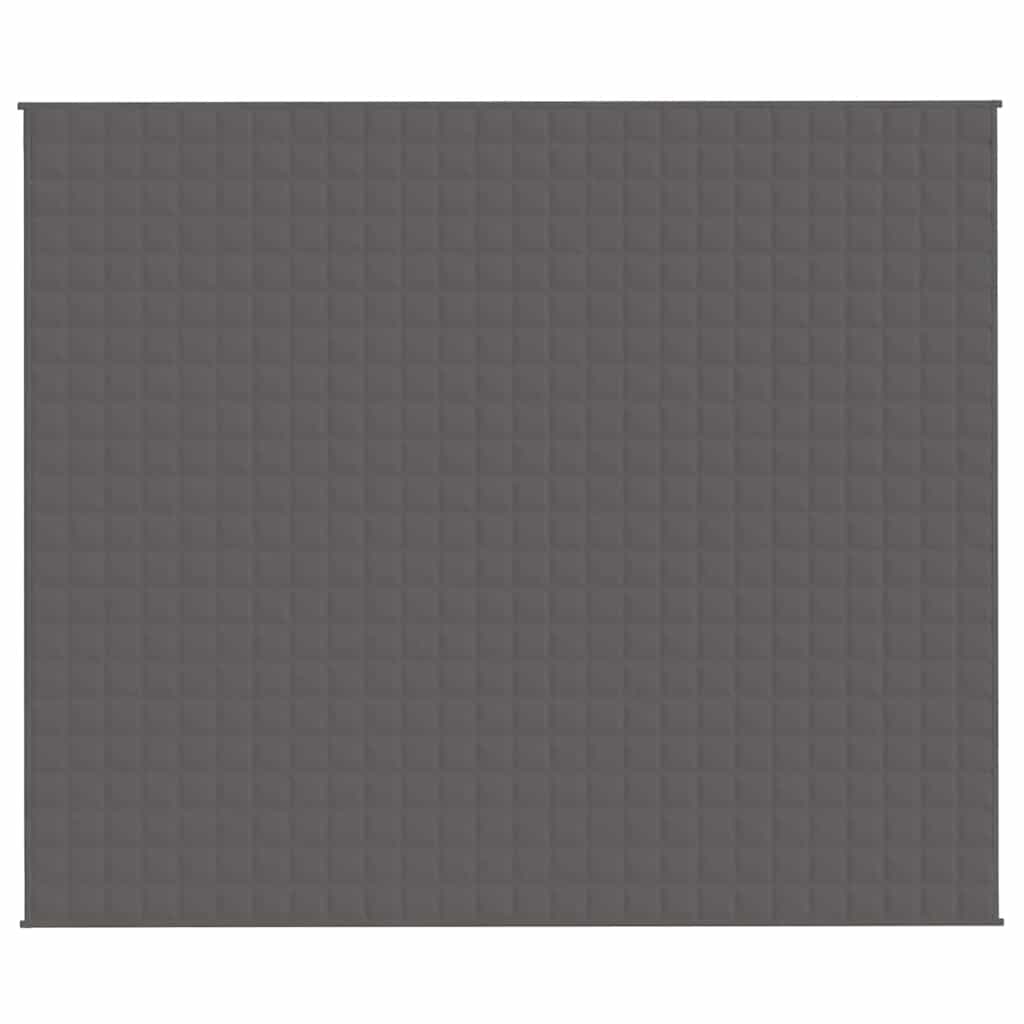 Vidaxx Gewichtsdecke 220x260 cm 15 kg Stoff grau