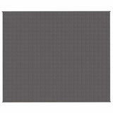 Vidaxx Gewichtsdecke 220x260 cm 15 kg Stoff grau