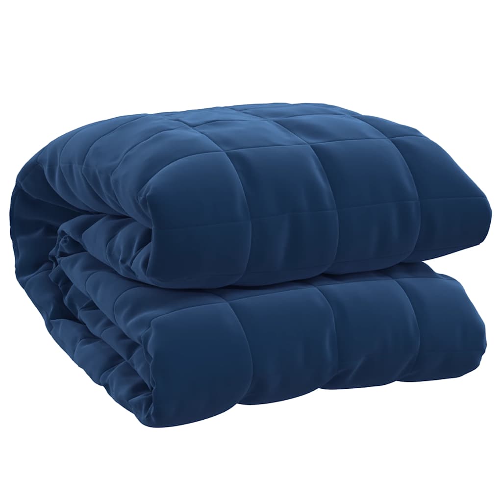 Vidaxx Gewichtsdecke 138x200 cm 10 kg Stoff blau