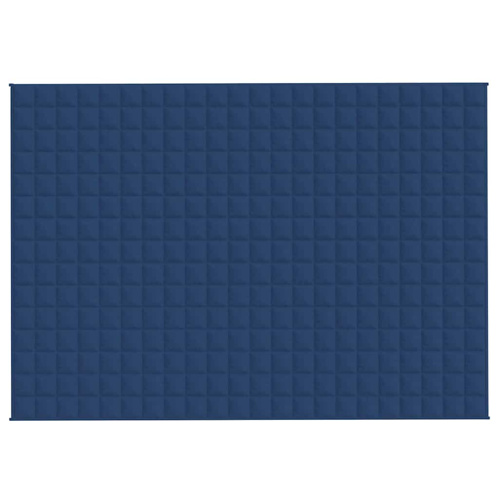 Vidaxx Gewichtsdecke 155x220 cm 7 kg Stoff blau