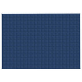Vidaxx Gewichtsdecke 155x220 cm 7 kg Stoff blau