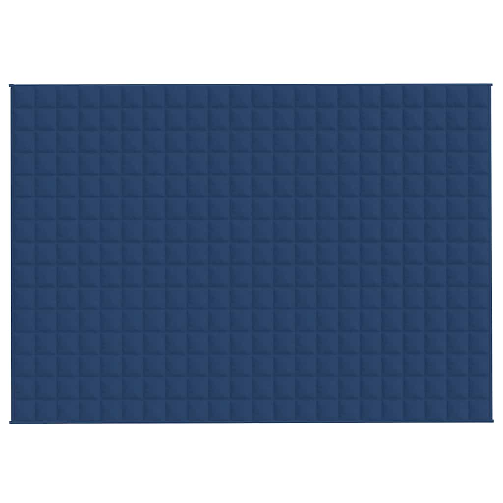 Vidaxx Gewichtsdecke 155x220 cm 11 kg Stoff blau