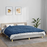 Vidaxx Gewichtsdecke 155x220 cm 11 kg Stoff blau