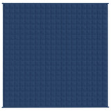 Vidaxx Gewichtsdecke 200x200 cm 13 kg Stoff blau