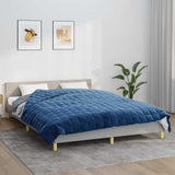 Vidaxx Gewichtsdecke 200x200 cm 13 kg Stoff blau
