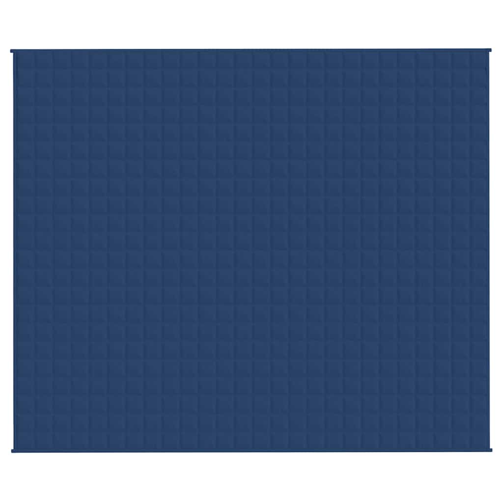 Vidaxx Gewichtsdecke 220x260 cm 11 kg Stoff blau