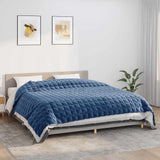 Vidaxx Gewichtsdecke 235x290 cm 11 kg Stoff blau
