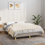 Vidaxx Gewichtsdecke 120x180 cm 5 kg Stoff hellcreme