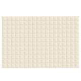 Vidaxx Gewichtsdecke 120x180 cm 9 kg Stoff hellcreme