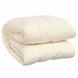 Vidaxx Gewichtsdecke 150x200 cm 7 kg Stoff hellcreme