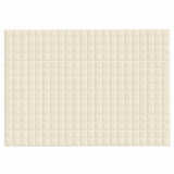 Vidaxx Gewichtsdecke 155x220 cm 11 kg Stoff hellcreme