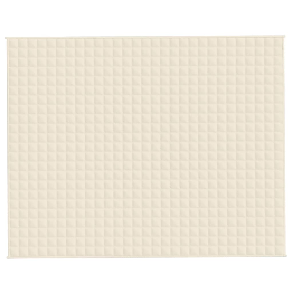 VIDAXL FAIBLAGE CAVENET 235X290 cm 11 kg Tissu léger Crème