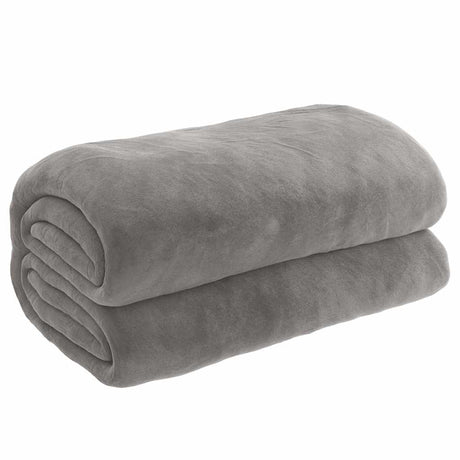 Vidaxx Gewichtsdecke mit Bezug 138x200 cm 6 kg Stoff grau