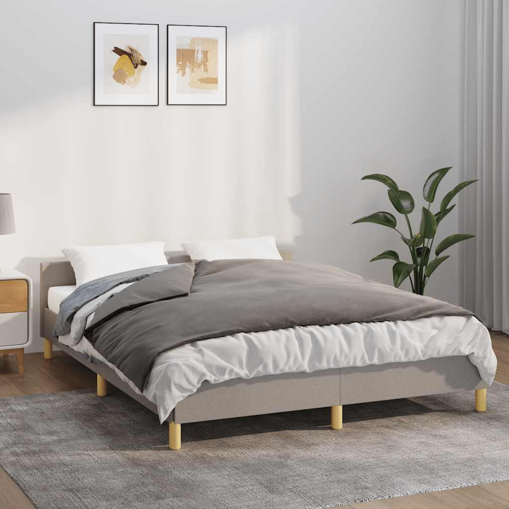 VidaXL Gewichtsdecke mit Bezug 138x200 cm 10 kg Stoff grau
