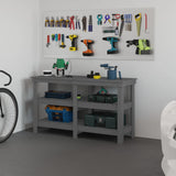 Vidaxl Workbench 142.5x50x80 cm