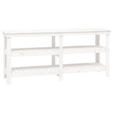 Vidaxx Werkbank 181x50x80 cm massives Kiefernholz weiß