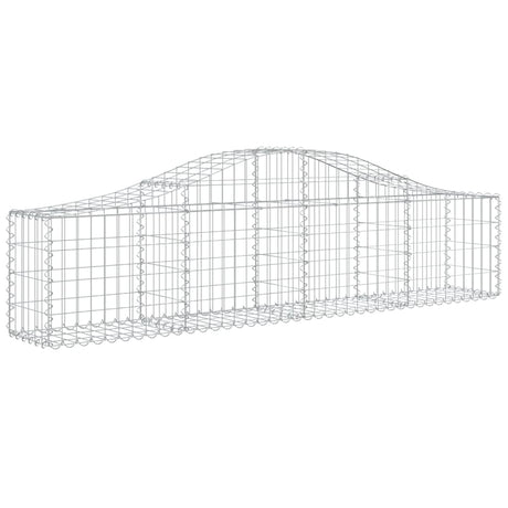 Vidaxx Gabione gewölbt 200x30x40 60 cm verzinktes Eisen