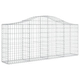 Vidaxx Gabione gewölbt 200x30x80 100 cm verzinktes Eisen