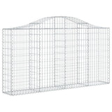 Vidaxx Gabione gewölbt 200x30x100 120 cm verzinktes Eisen