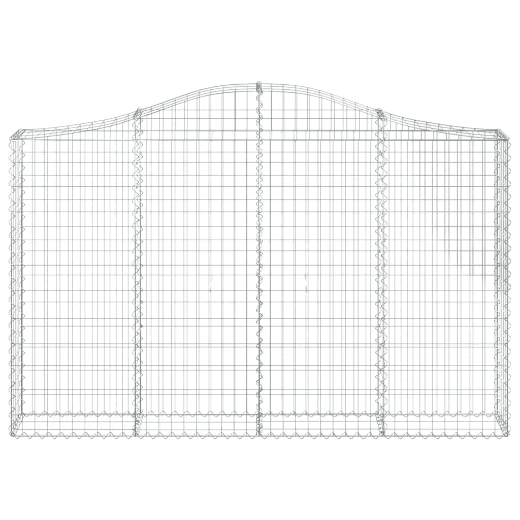 Vidaxx Gabione gewölbt 200x30x120 140 cm verzinktes Eisen