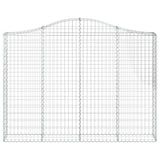 VidaXL Gabionengewölbe 200x30x140 160 cm aus verzinktem Eisen