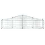 Vidaxx Gabione gewölbt 200x50x40 60 cm verzinktes Eisen
