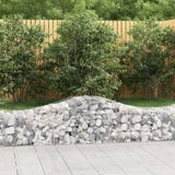Vidaxx Gabione gewölbt 200x50x40 60 cm verzinktes Eisen