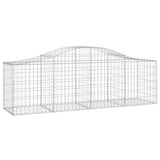 Vidaxx Gabione gewölbt 200x50x60 80 cm verzinktes Eisen