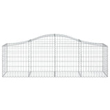 Vidaxx Gabione gewölbt 200x50x60 80 cm verzinktes Eisen
