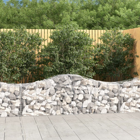 Vidaxx Gabione gewölbt 200x50x60 80 cm verzinktes Eisen
