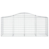 Vidaxx Gabione gewölbt 200x50x80 100 cm verzinktes Eisen