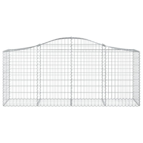 Vidaxx Gabione gewölbt 200x50x80 100 cm verzinktes Eisen
