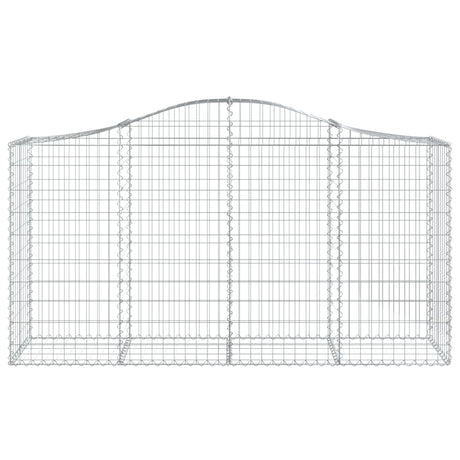 Vidaxx Gabione gewölbt 200x50x100 120 cm verzinktes Eisen