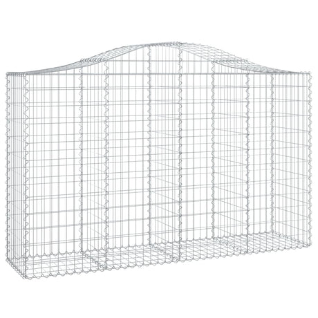 Vidaxx Gabione gewölbt 200x50x120 140 cm verzinktes Eisen