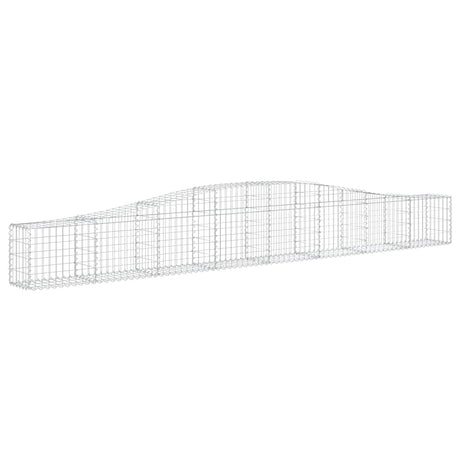Vidaxx Gabione gewölbt 400x30x40 60 cm verzinktes Eisen