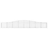 Vidaxx Gabione gewölbt 400x30x40 60 cm verzinktes Eisen