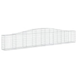 Vidaxx Gabione gewölbt 400x30x60 80 cm verzinktes Eisen