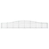 Vidaxx Gabione gewölbt 400x50x40 60 cm verzinktes Eisen