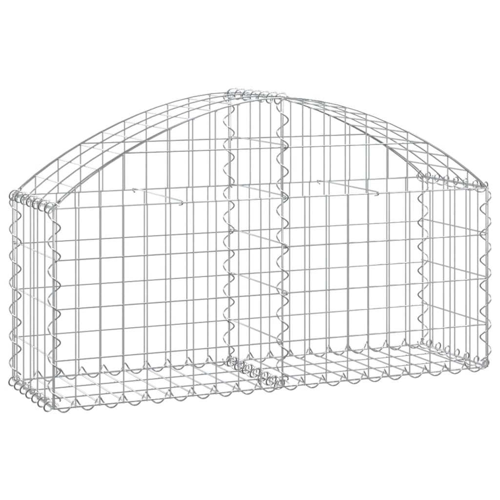 Vidaxx Gabione gewölbt 100x30x40 60 cm verzinktes Eisen