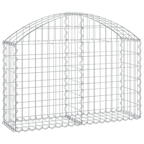 Vidaxx Gabione gewölbt 100x30x60 80 cm verzinktes Eisen