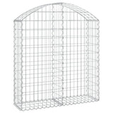 Vidaxx Gabione gewölbt 100x30x100 120 cm verzinktes Eisen