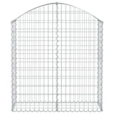 Vidaxx Gabione gewölbt 100x30x100 120 cm verzinktes Eisen