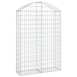 Vidaxx Gabione gewölbt 100x30x140 160 cm verzinktes Eisen