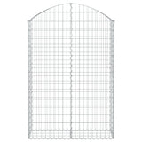 Vidaxx Gabione gewölbt 100x30x140 160 cm verzinktes Eisen