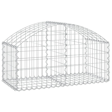 Vidaxx Gabione gewölbt 100x50x40 60 cm verzinktes Eisen