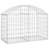 Vidaxx Gabione gewölbt 100x50x60 80 cm verzinktes Eisen