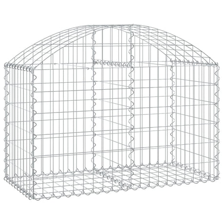 Vidaxx Gabione gewölbt 100x50x60 80 cm verzinktes Eisen