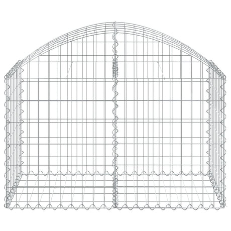 Vidaxx Gabione gewölbt 100x50x60 80 cm verzinktes Eisen